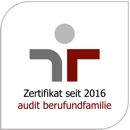 Logo der audit berufundfamilie - Zertifikat seit 2016